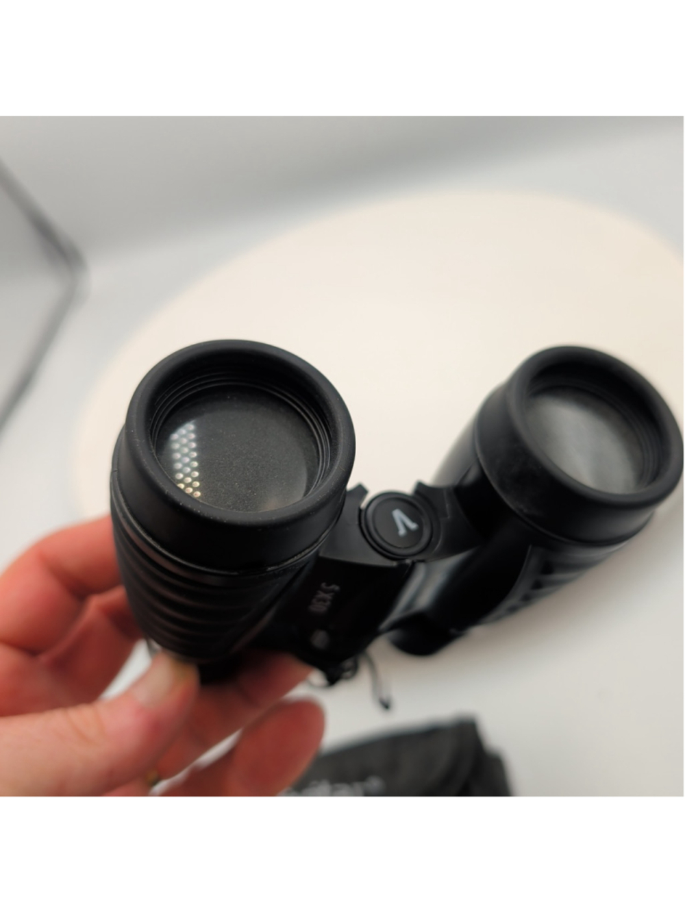 Vivitar Binoculars 5 X 30 with Strap, Carrying Pouch Black Outdoor Hiking Y2K - Picture 8 of 10
